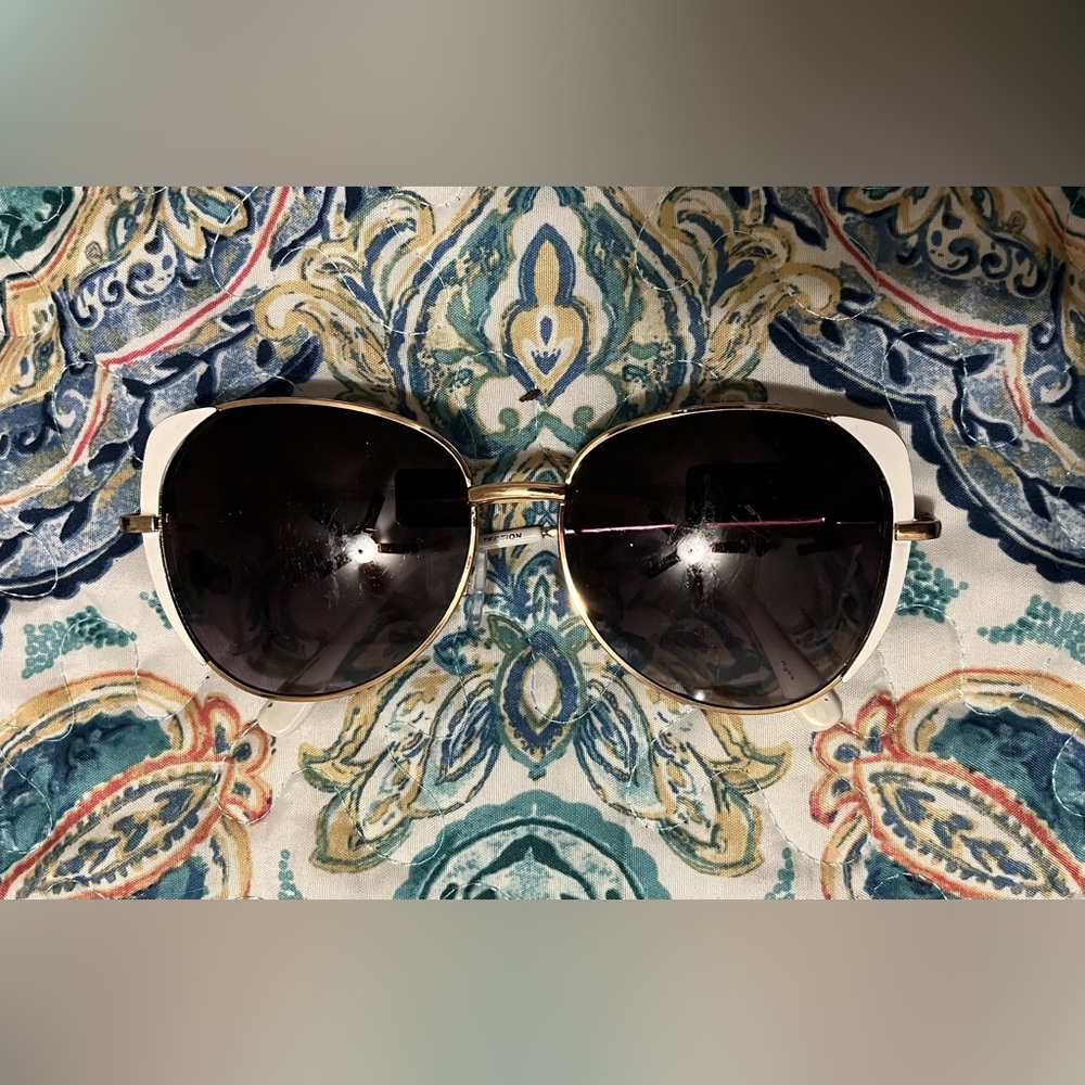 Gold and Black Sunglasses